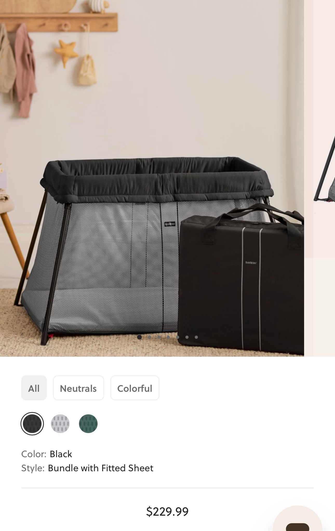 Baby Bjorn Travel Crib /playPen