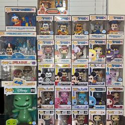 Funko Pop! Lot (Disneyland, Disney, Ad Icons, Star Wars, Mickey Mouse)