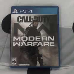 Call of duty MODERN WARFARE ps4