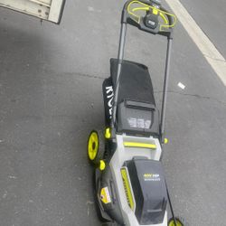 RYOBI Lawn MowerSelf  Propelled  New  come W//16Ah  and Charger As Is 