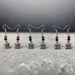 3 Pack Halloween Spider Earrings
