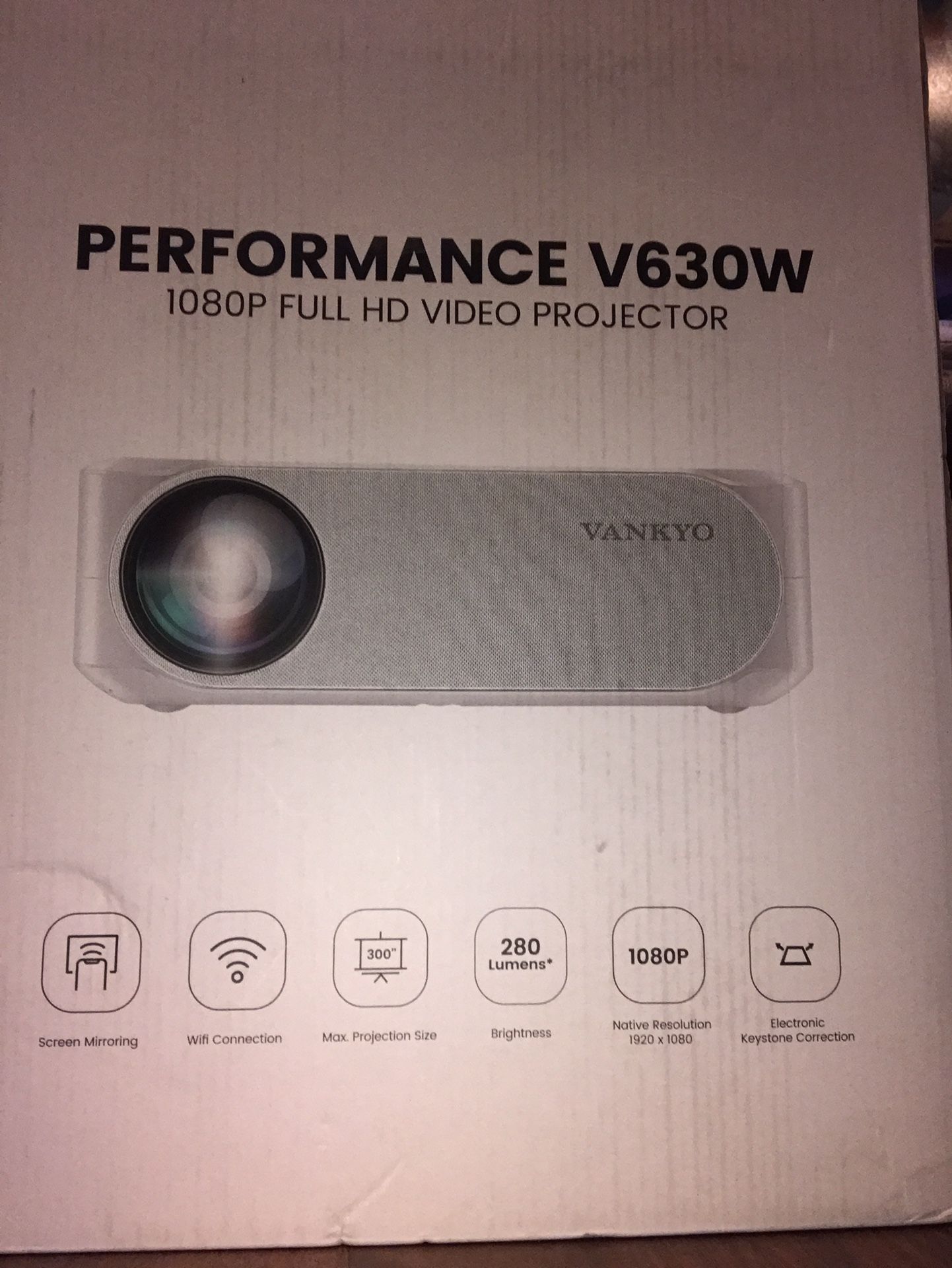 1080 Full HD Video Projector New In The Box 
