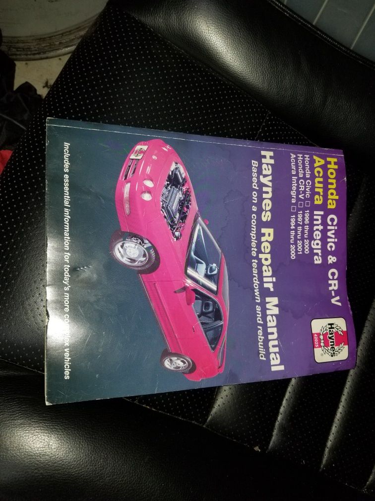 Honda Acura Haynes Repair Manual