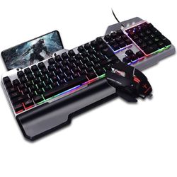 FEDARFOX Wired Keyboard Gaming Keyboard Mouse Combo