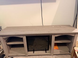 TV Stand with Electric Fireplace Insert