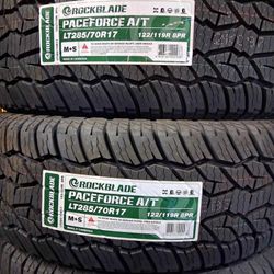 LT285/70R17 Set Of 4 Rockblade A/T New Tires 