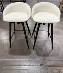 Counter height 360 Swivel Metal Bar Stool