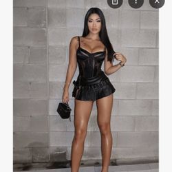 New Black Corset Top