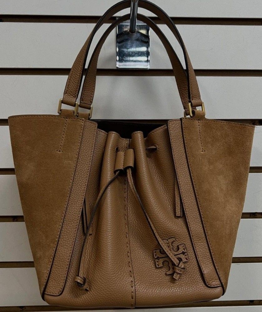 Tory Burch McGraw DRAGONFLY Suede Leather Purse 