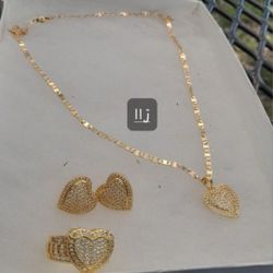 I Deliver I Ship 14k Gold Plated Chain Set