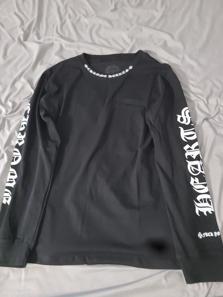 Chrome Hearts black long sleeve tee