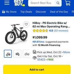 Hiboy p6 Brand new In The box