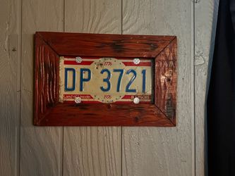 Vintage vehicle plate