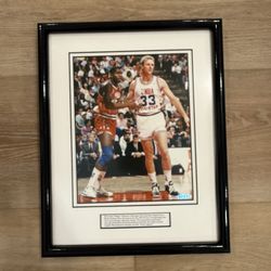 Magic Johnson Signed & Framed NBA All Star Team Photo - Upper Deck UDA