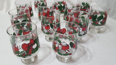 Set of 12 Christmas Mugs