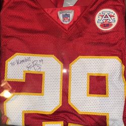 Signed Eric Berry game day Chiefs jersey 