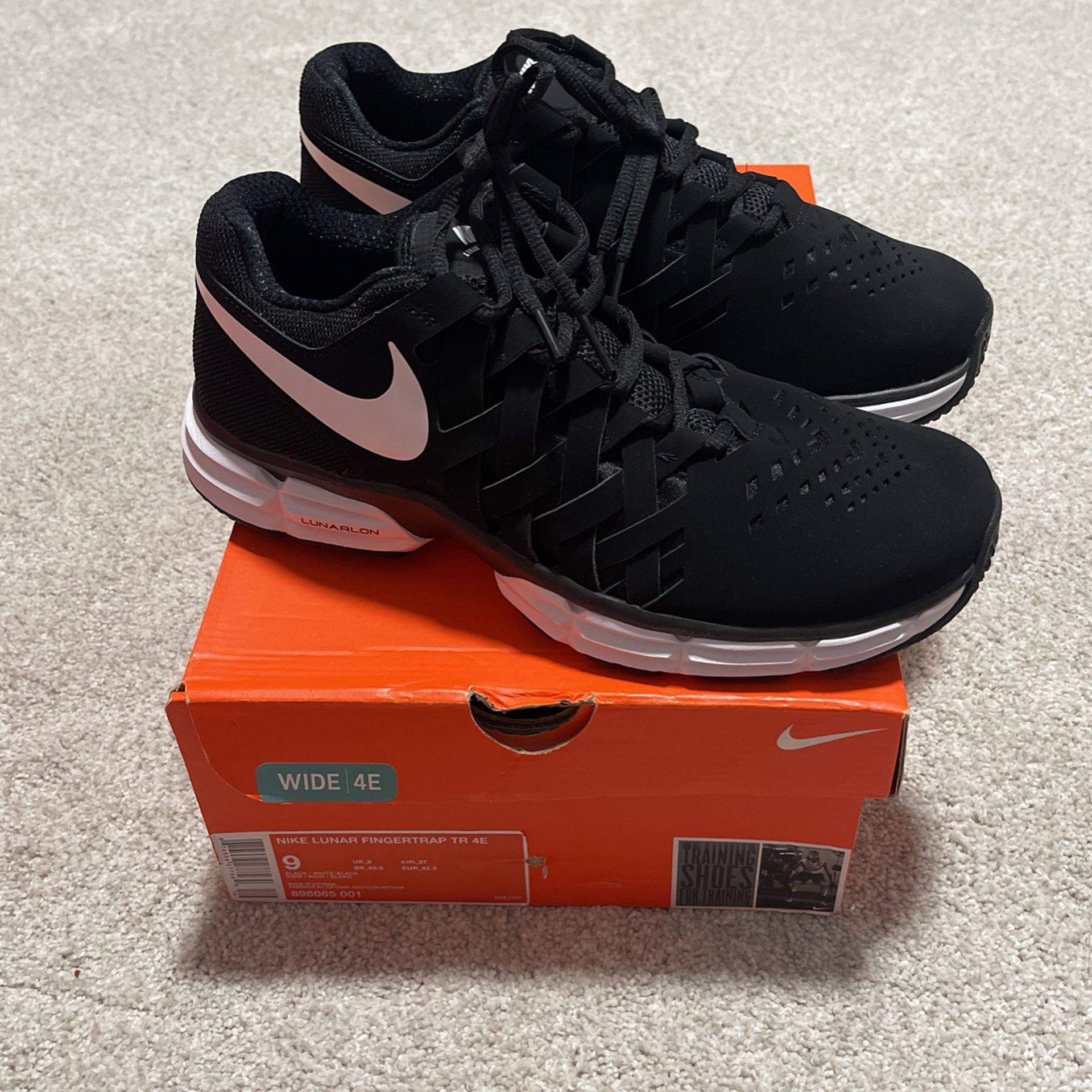 Nike Sneaker Nike Lunar Fingertrap Black And White Nike Lunar