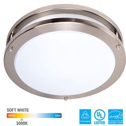 14-Inch LED Ceiling Light Fixture - 21W, 1500lm, 3000K (Soft White Color) Dimmable Light Energy Efficient and Easy Installation - Ideal for Living Ro