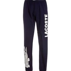 Lacoste Crocodile Print Stretch Cotton Pajama Pants Size M