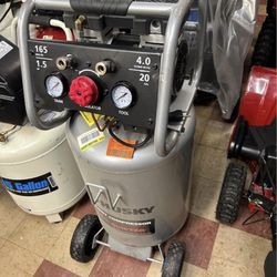 Husky-20 Gal. Vertical Electric-Powered Silent Air Compressor