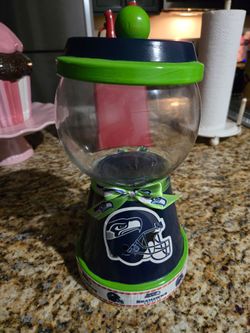 Seahawks Candy  Jar