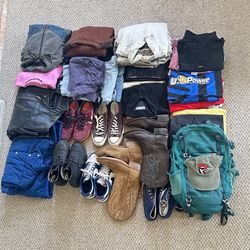 Box of Vintage Clothes