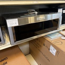 KitchenAid low profile over the range microwave 