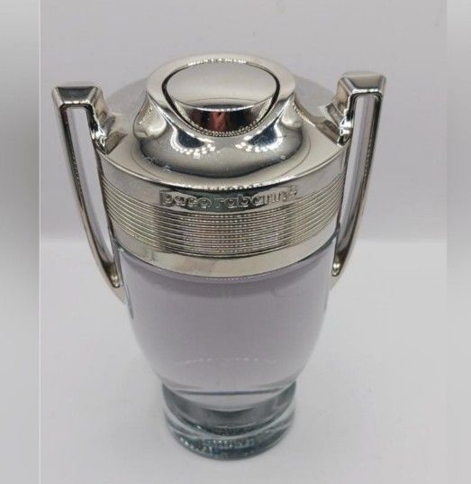 Paco Rabanne Silver and Clear Perfume Bottle 3.4 Oz