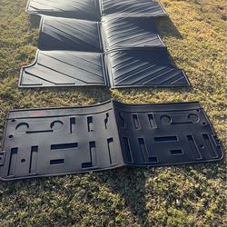 Xipoo 5.5FT Truck Bed Liner Compatible with 2021 2022 2023 2024 2025 Ford F150 Bed Mat Tailgate Mat