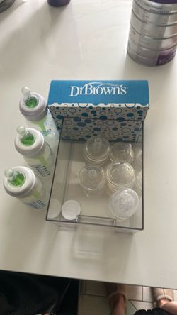 Dr Browns Wide Mouth Nipple Sizes plus Narrow Mouth 4oz Bottles