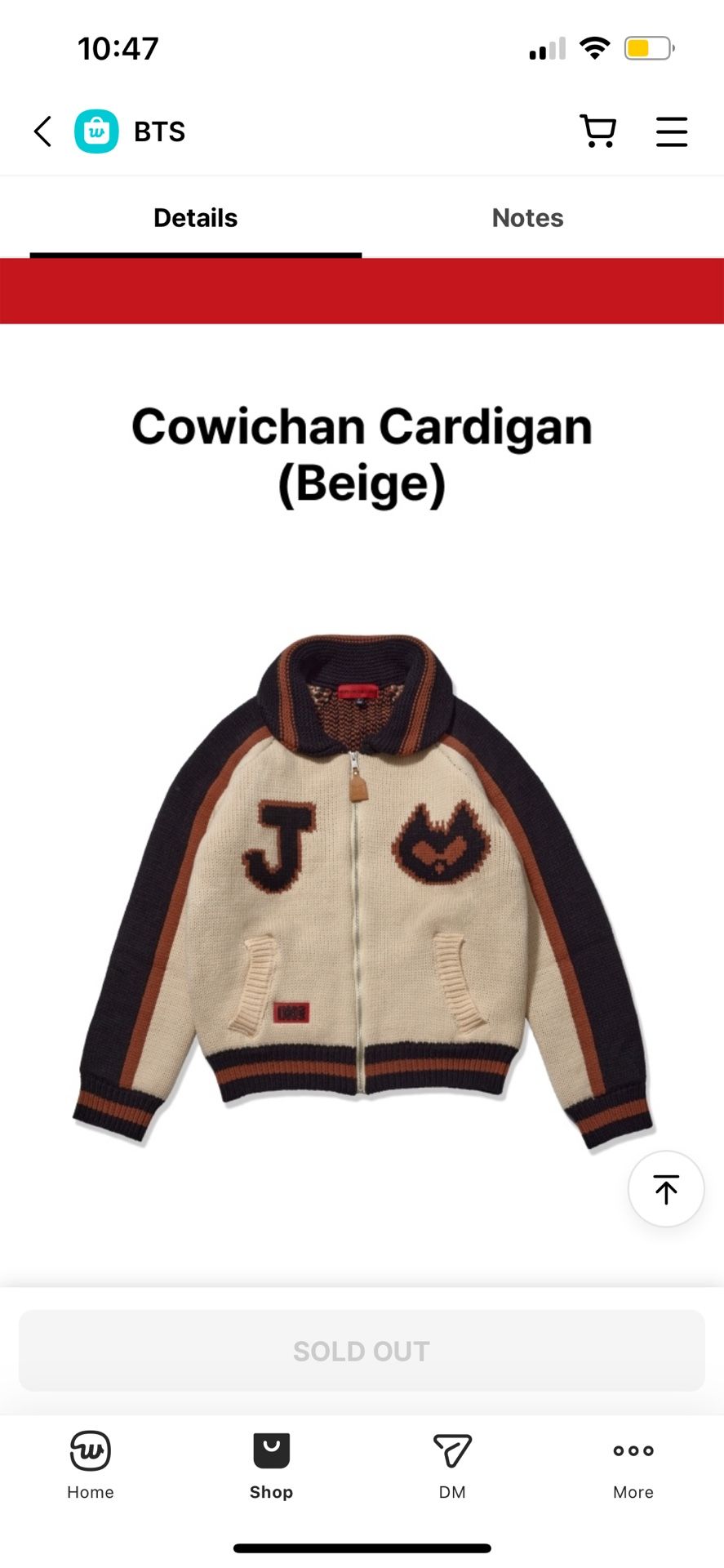 JHope Cowichan Cardigan