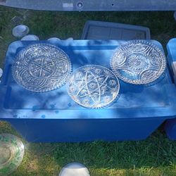 anchor hawking crystal antique plates