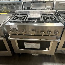 KITCHEN AID 36 INCH WIDE RANGE 