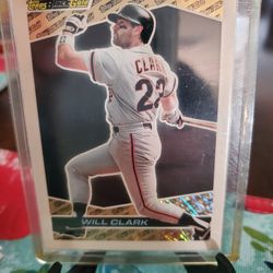 Will Clark 1993 Topps Blackgold Insert Baseball Card 