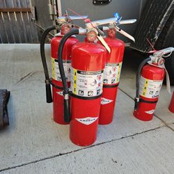 3 Amerex 10 Lb Fire Extinguishers 