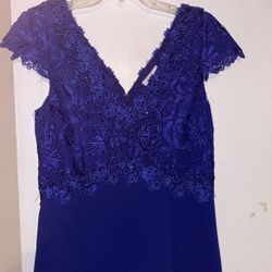 Vestido Elegante Color Azul Rey