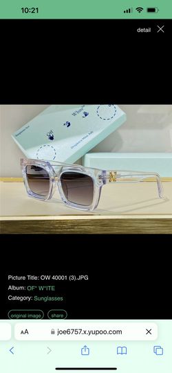 Clear Frame Offwhite Glasses 