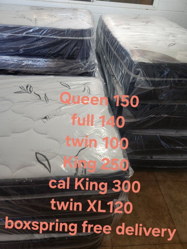 Mattress Pillow Top New