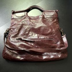 Sundance living purse hobo shoulder hand bag brown snap crossbody adjustable