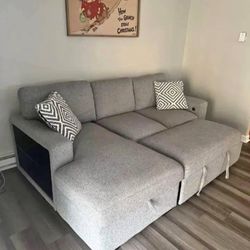 Grey Sleeper Couch