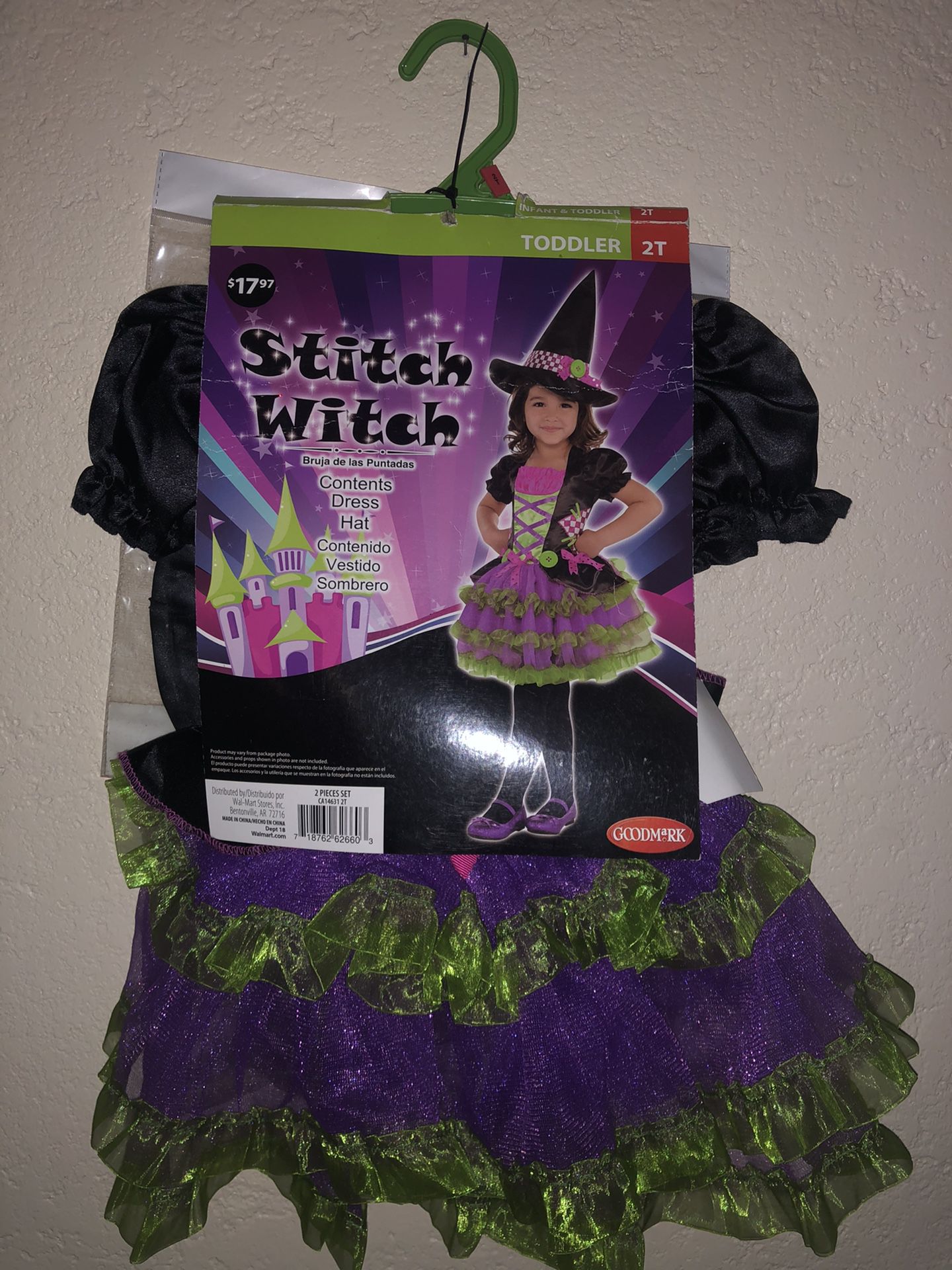 2T Stitch Witch Costume - NEW