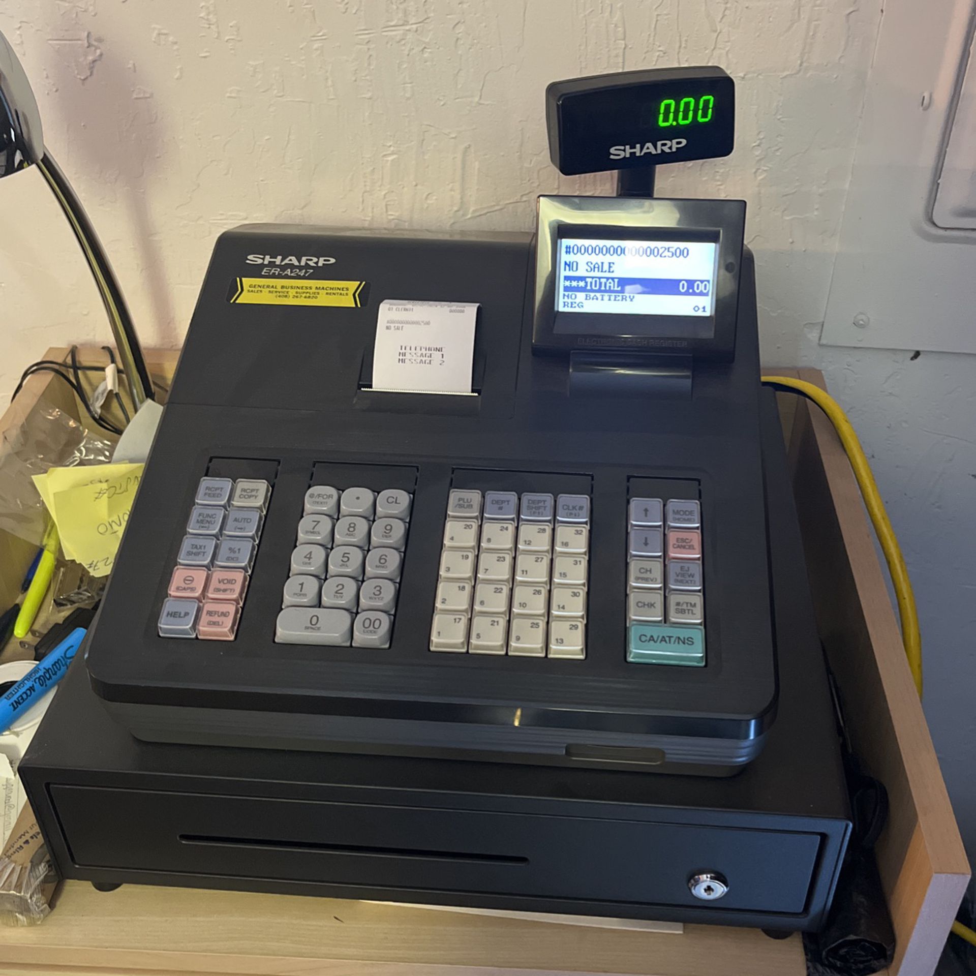 Sharp ER-A247 cash register