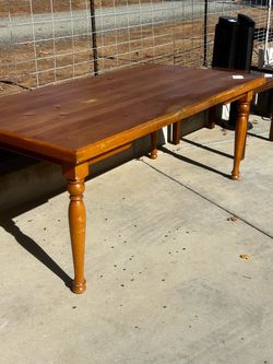 Wood table