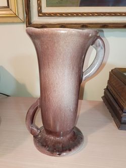 Vintage Rare 50s Double Handle Gonder Vase