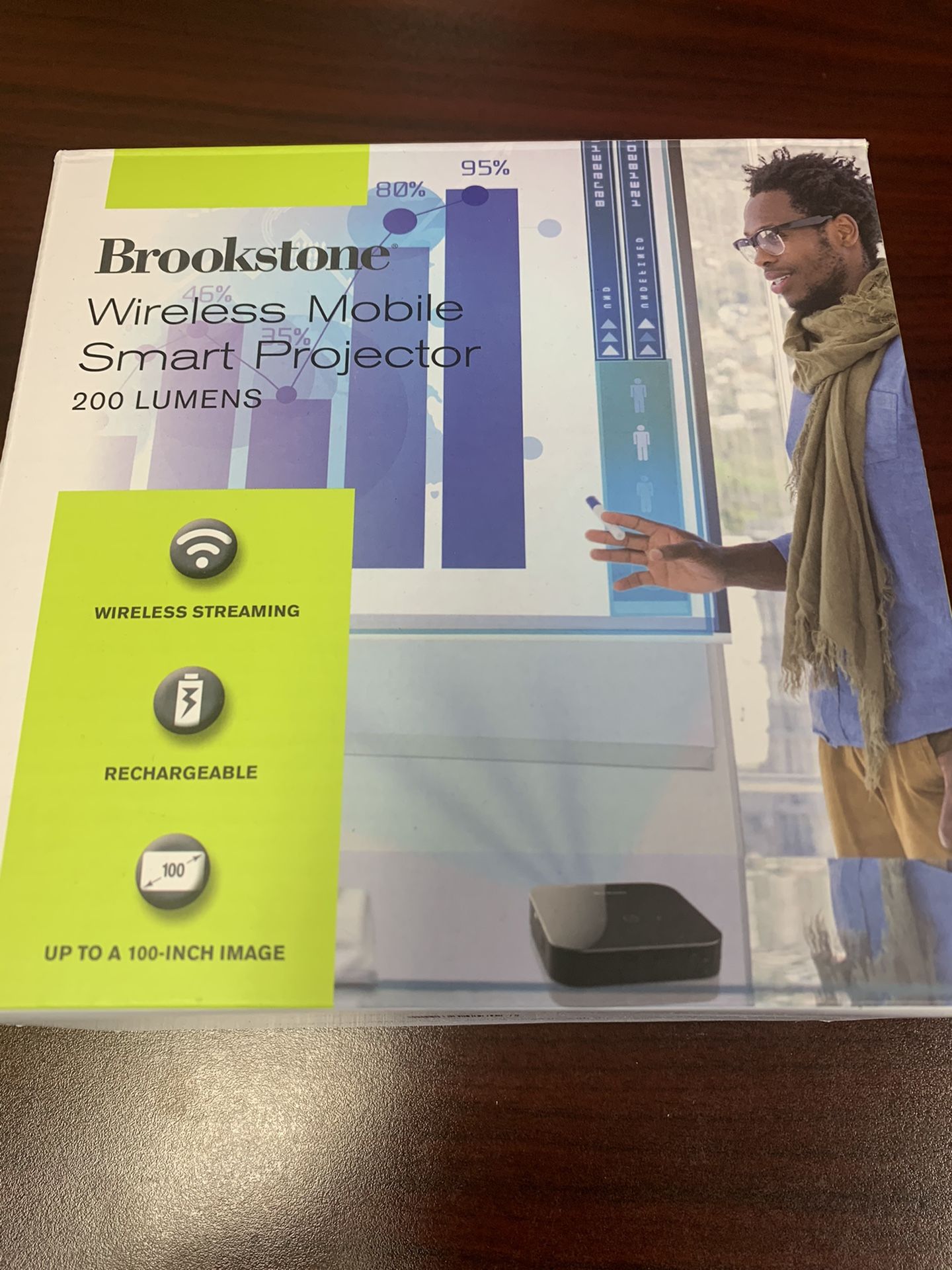 Wireless Mobile Smart Projector. Brand New.