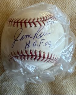 Jim Rice HOF ‘09 certified autographed baseball
