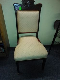 Antique padded chair