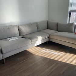 Grey/Neutral Sectional