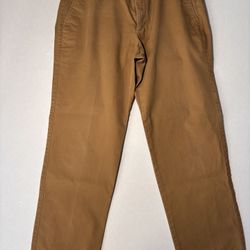 Men’s GAP Khaki Straight Pants 36x32 Brown (actual 36x30)