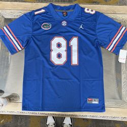 Aaron Hernandez Jersey NEW Mens Large Blue Florida Gators  Patriots Ships USA!